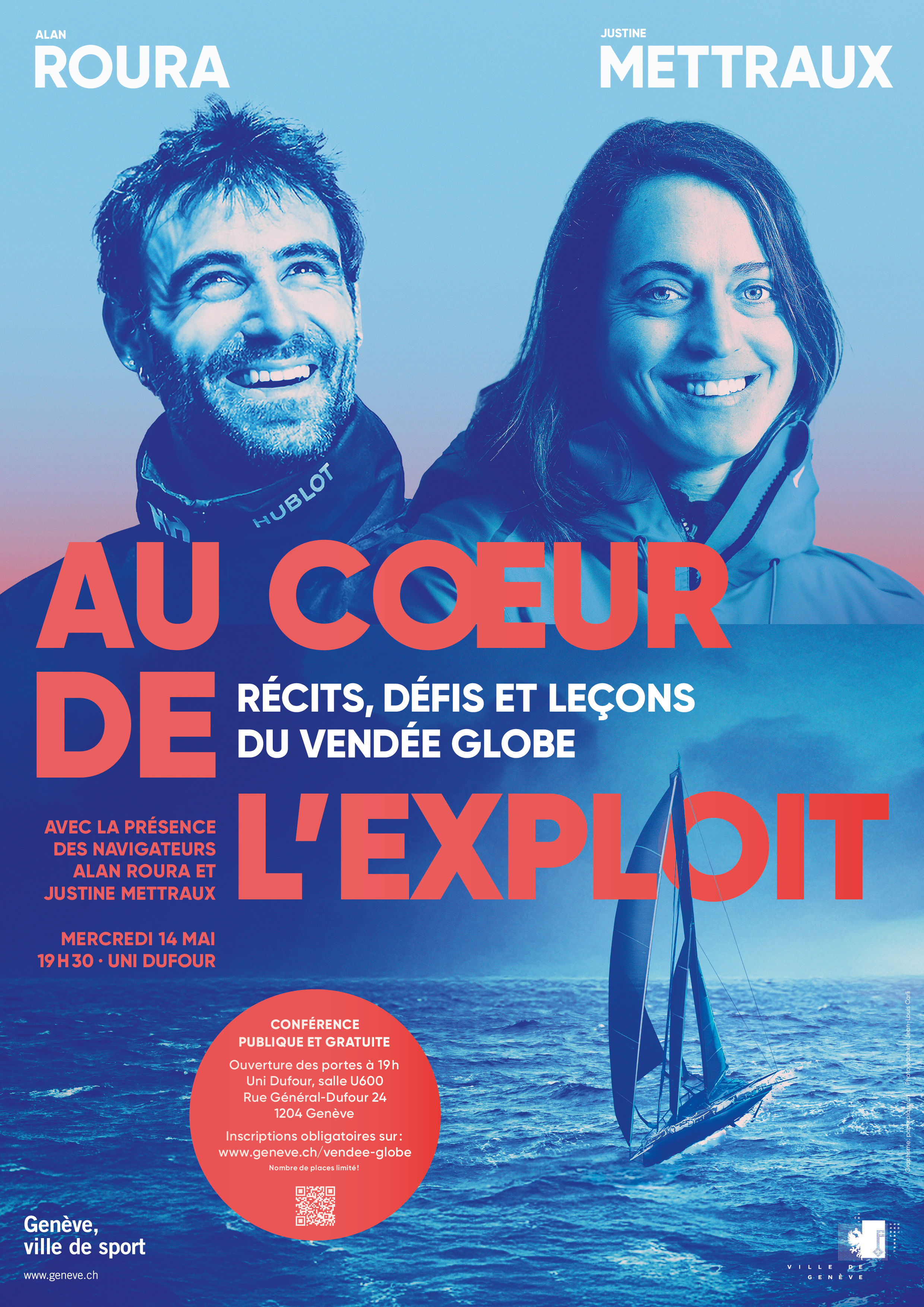 Affiche de la conférence Vendée Globe
